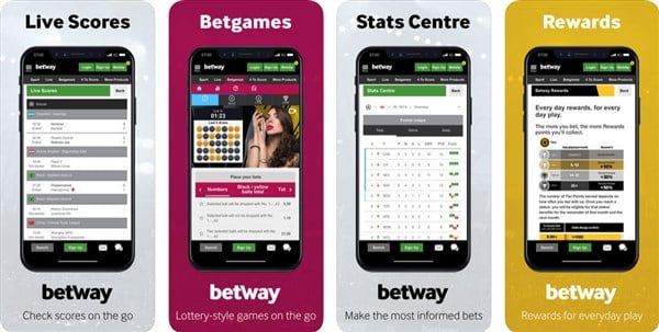 betway SA mobile app